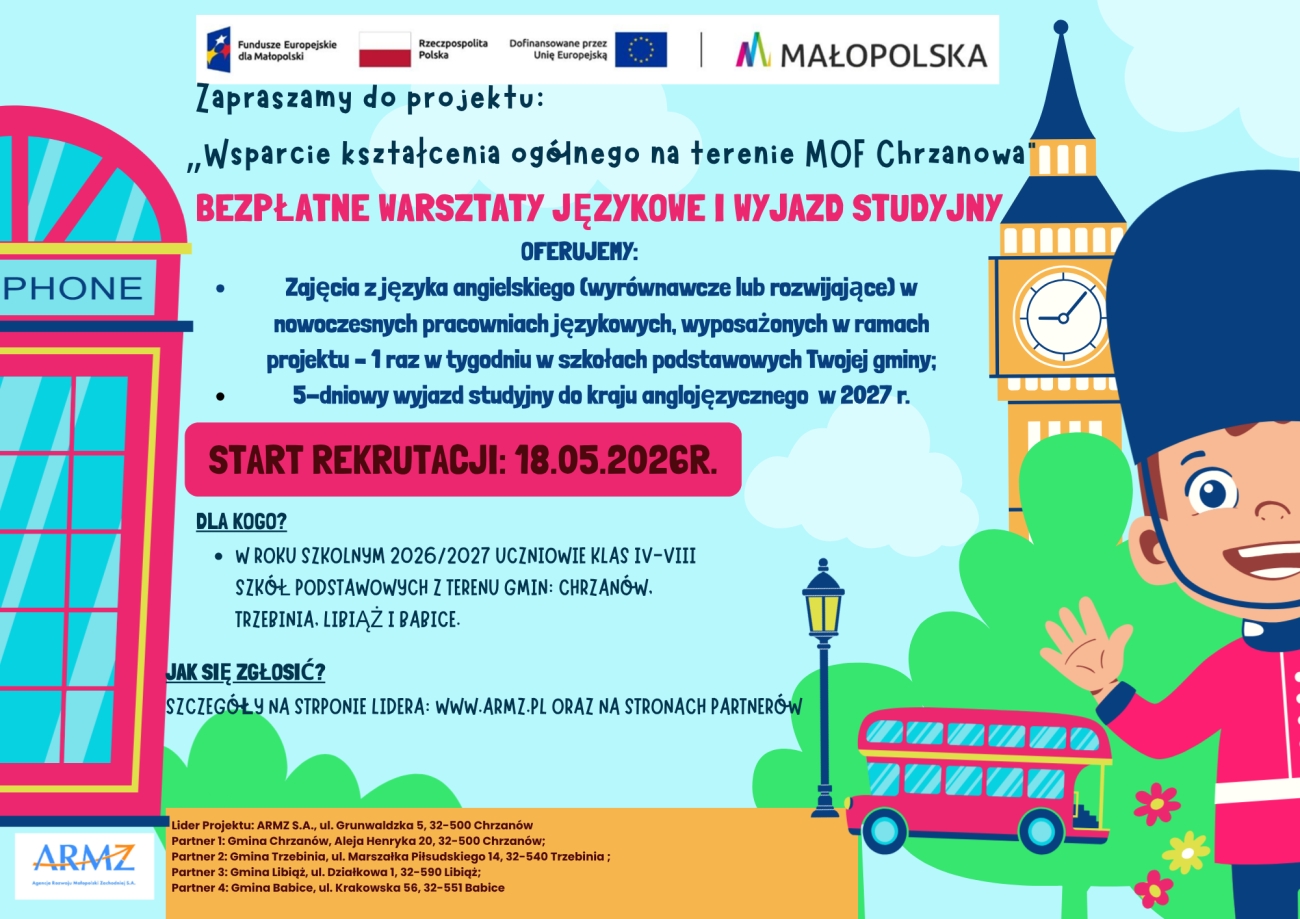 Bezpłatne warsztaty językowe i wyjazd studyjny