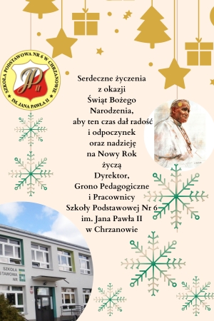 Wspaniałych Świąt Bożego Narodzenia.