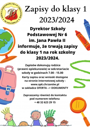 ZAPRASZAMY DO NASZEJ SZKOŁY