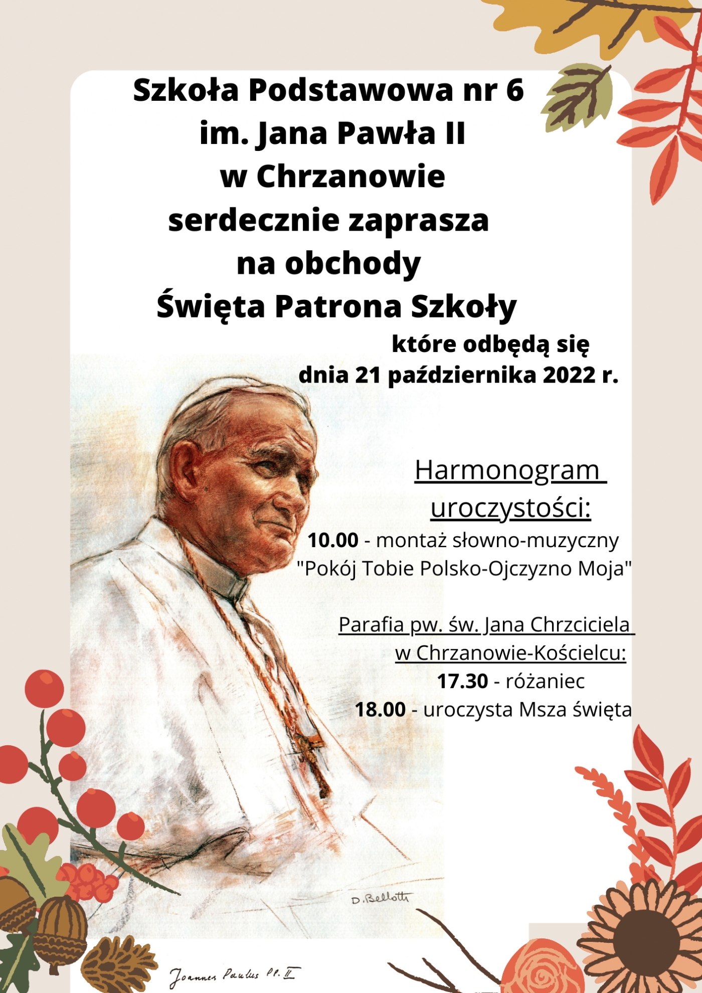 ŚWIĘTO PATRONA SZKOŁY