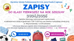 ZAPRASZAMY DO NASZEJ SZKOŁY:)