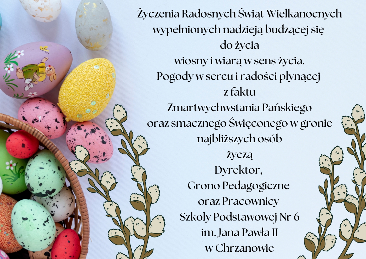 WESOŁYCH ŚWIĄT WIELKANOCNYCH