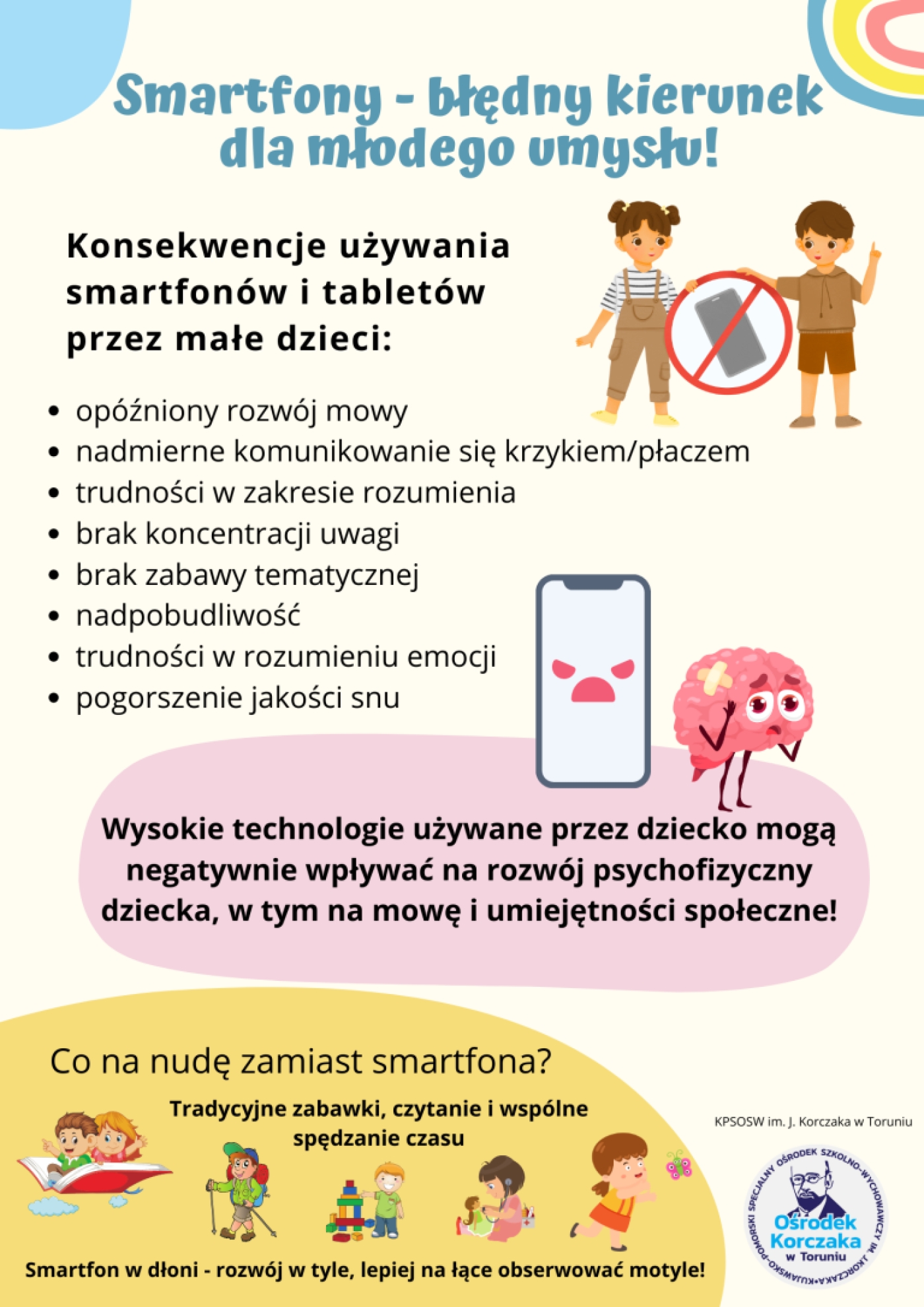 „Zależy Ci na dziecku? Nie dawaj mu smartfona!” – ogólnopolska konferencja online