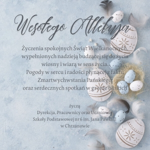 Wesołych Świąt Wielkanocnych.